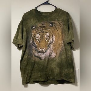 Vintage 1999 Men’s Brown Tiger Graphic T-shirt